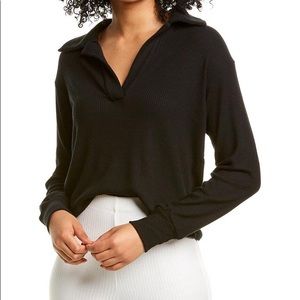 NWT LNA DUDLEY COLLARED V NECK HENLEY SWEATER SWEATSHIRT!!! RETAILS FOR $145!!!